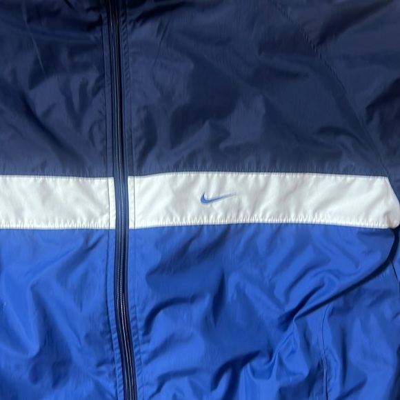 Nike Embroidered Windbreaker Jacket Mens Size Large Spellout Playground Athlete - Picture 2 of 6